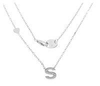 Collar Salvini Mujer Be Happy in Oro blanco Diamante 20089248 - 20089248
